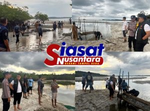 Polres Belitung Lakukan Pengecekan dan Penertiban Tambang Ilegal di Kawasan Hutan Lindung Pantai Munsang, Belitung