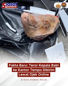 Mabes Polri Mulai Ungkap Kasus Teror Kepala Babi Kekantor Redaksi Tempo