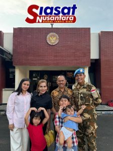 Pemberangkatan Putra Kedua Kombes Pol (P) Dr. Maruli Siahaan sebagai Pasukan Perdamaian PBB