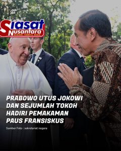 Presiden Prabowo Subianto Utus Jokowi Kunjungan Hadiri Pemakaman Paus Fransiskus di Patikan