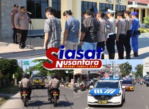 Hari Buruh Internasional, Kapolres Belitung Pimpin Apel Siaga dan Patroli Kamtibmas