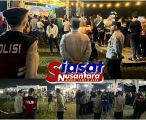 Berjalan Aman dan Kondusif, Personel Polres Belitung Giat Pengamanan Penutupan Festival Budaya Rumah Panggong 2025
