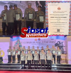 Rakernis Humas Polri 2025: Humas Polda Babel Raih Penghargaan Kategori Keaktifan Pengiriman Berita SPIT-Mediahub Zona 2