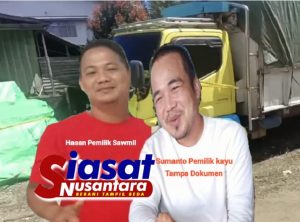 Truk Bermuatan Kayu Ilegal Diamankan, Sopir dan Pemilik Sawmil Masih Misterius