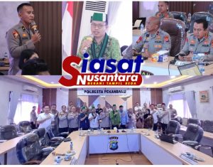 Polresta Pekanbaru Gelar Rapat Koordinasi Pengamanan Jelang Pelaksanaan Kongres Kongres HMI Ke-34