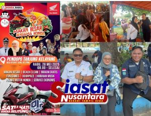 Rayakan Nilai-Nilai Kebersamaan Khas Lokal, Pemdes Keciput Bersama Honda Belitung Gelar Kegiatan “Makan Besar Bersama Honda”