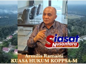 Pengadilan Menangkan PTPN, Kuasa Hukum KOPPSA-M Nyatakan Banding