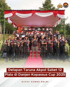 17 Taruna Akpol Berprestasi di Kejuaraan Menembak Danjen Kopassus Cup 2025