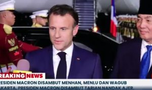 Presiden Prancis Emmanuel Macron Tiba di Jakarta, Siap Perkuat Hubungan dengan Indonesia