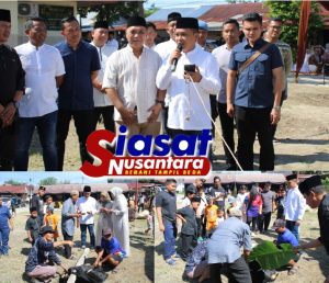 Rayakan Hari Raya Idul Adha, Wakapolresta Pekanbaru serta Jajaran Hadiri Penyembelihan 18 Hewan Qurban di Lapangan Asrama Polresta