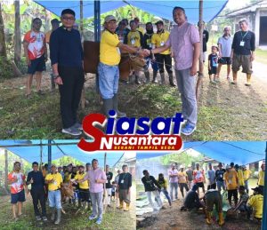 Komandan Lanud H.AS Hanandjoeddin Serahkan Hewan Qurban kepada Panitia Qurban Masjid Al Ikhwah