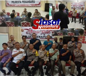 Polresta Pekanbaru Bersama Polsek Senapelan Gelar Minggu Kasih, Jalin Silaturahmi dan Terima Aspirasi Warga