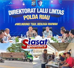 Ditlantas Polda Riau Edukasi Sopir dan Pengusaha Angkutan Barang tentang Keselamatan Berlalu Lintas