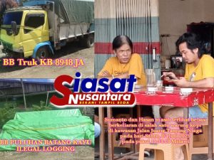 Penanganan Kasus Dugaan Kayu Ilegal dan Barang Bukti di Melawi masih Diamankan, Aktor Utama Masih Bebas Berkeliaran