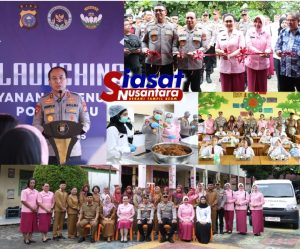 Kapolda Bersama Wakapolda Riau Launching Progam SPPG, Tingkatkan Kualitas Gizi Masyarakat Khususnya Anak-Anak Usia Sekolah