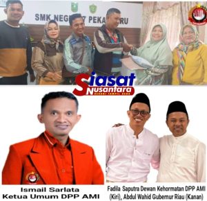 DPP AMI Berterima Kasih kepada Gubernur Riau atas Bantuan Baju Sekolah untuk Siswa Kurang Mampu