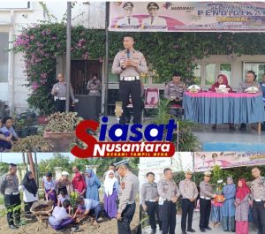 Ditlantas Polda Riau Gelar Program Police Go to School, Tanamkan Etika Berlalu Lintas dan Cinta Lingkungan Sejak Dini