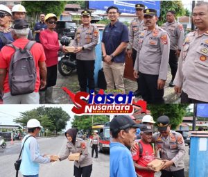 Peringati Hari Bhayangkara ke-79, Wakapolres Belitung Ajak Sopir dan Buruh Pelabuhan Sarapan Pagi Bersama