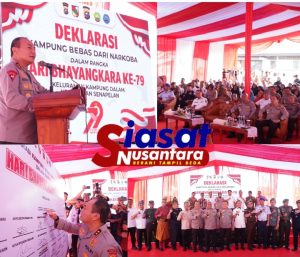 Polda Riau Deklarasikan Kawasan Senapelan Sebagai Kampung Bebas dari Narkoba, Irjen Pol Herry Heryawan: Ini Visi Besar Polda Riau Lindungi  dan Jaga Masyarakat dari Ancaman Narkoba