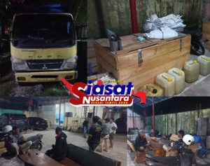 Sat Reskrim Polres Belitung Tindaklanjuti Informasi Dugaan Penimbunan Timah dan Solar di Air Ketekok