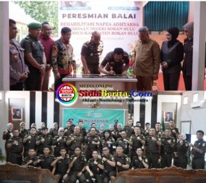 Kajati Riau Kunker ke Kejari Rohul, Tinjau Aktifitas Perkantoran/Pelayanan serta Peresmian Balai Rehab dan Rumah RJ