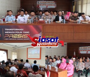 Doa Bersama Lintas Agama Polres Belitung Bersama Forkopimda dan Tokoh Masyarakat Peringati HUT Bhayangkara ke-79