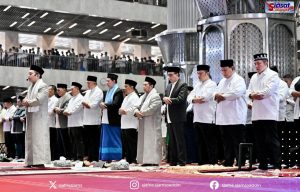 Presiden Prabowo Laksanakan Salat Idul Adha di Masjid Istiqlal, Jakarta