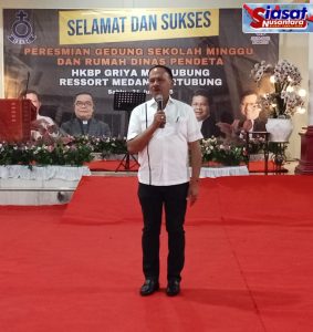 Dr. Maruli Siahaan Hadiri Peresmian Gedung Sekolah Minggu dan Rumah Dinas Pendeta HKBP Griya Martubung