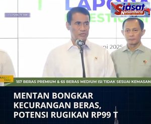 Menteri Pertanian Bongkar Dugaan Kecurangan Permainan Beras, Kerugian Konsumen Hampir Mencapai Rp 99 Triliun