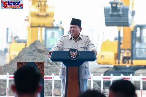 Presiden Prabowo Subianto Resmikan Peletakan Batu Pertama Ekosistem Industri Baterai Listrik Terintegrasi