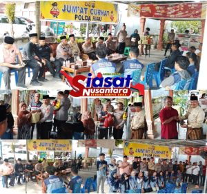 Pererat Hubungan Silaturahmi Antara Kepolisian dan Masyarakat, Polda Riau dan Polresta Pekanbaru Gelar Jum’at Curhat di Sukajadi