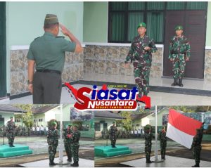 Pimpin Langsung Upacara Bendera Perdana, Dandim 1301/Sangihe: Kita Pupuk Semangat Nasionalisme, Profesionalisme dan Pengabdian Sebagai Prajurit TNI AD