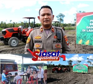 Wakapolres Belitung Laksanakan Pengecekan Kesiapan Penanaman Jagung Serentak Kuartal III di Lahan Perhutanan Sosial