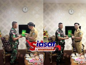 Perkenalkan Diri dan Silaturahmi Sebagai Dandim Baru, Letkol Czi. Nazarudin Kunjungi Rumah Jabatan Bupati Kabupaten Kepulauan Sangihe