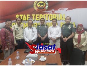 Tingkatkan Kemitraan, DPP Solidaritas Wartawan Indonesia Audiensi Dengan Korem 031/Wira Bima