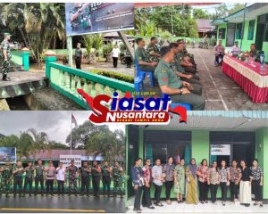 Dandim 1301/Sangihe Bersama Ketua Persit Cabang XIII Laksanakan Kunjungan Kerja Perdana ke Koramil 08/Tabteng Kuma 1