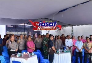 Sekda kabupaten Samosir Ikuti Zoom Meeting Ground Breaking SPPG Polres Samosir