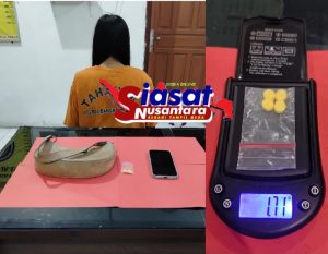 Diduga Simpan Ekstasi di Kontrakan, Perempuan Berinisial ISA Diamankan Sat Reserse Narkoba Polres Bangka Barat