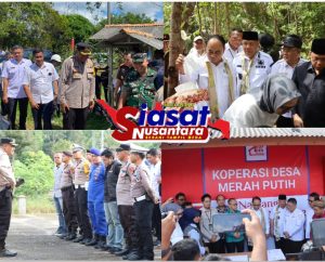 Polres Bangka Tengah Terjunkan 100 Personel Amankan Kunjungan Kerja Menteri Koperasi RI di Desa Namang