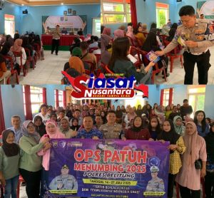 Satlantas Polres Belitung Sosialisasikan UU Lalu Lintas di SMKN 3 Tanjungpandan
