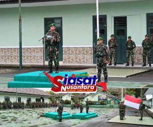 Dandim 1301/Sangihe Letkol Czi. Nazarudin Pimpin Upacara 17-an, Tekankan Empat Amanat Kasad ke Prajurit