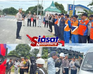 Satgas Gakkum Ops Patuh Lancang Kuning 2025 Polda Riau Tindak 48 Pelanggaran di Jalintim Tenayan Raya
