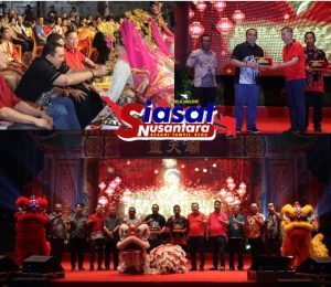 Tanda Kerukunan dan Toleransi, Kapolresta Pekanbaru Bersama Kapolsek Rumbai Hadiri Perayaan HUT Dewa Kwan Tee Kong di Klenteng Kwan Tee Bio