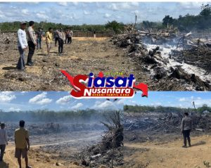 Satreskrim Polres Kuantan Singingi Berhasil Amankan Pelaku Dugaan Pembakaran Lahan di Desa Kalimanting