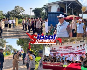 Polres Bangka Tengah Laksanakan Pengamanan Kegiatan Peluncuran 80.000 Koperasi Desa/Kelurahan Merah Putih di Namang