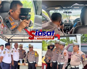 Tindak Tegas Pelanggaran dalam OPS Lancang Kuning dengan Alat Speed Gun, Dirlantas Polda Riau: Penindakan ini Strategi Terpadu untuk Tekan Angka Pelanggaran Lalu Lintas