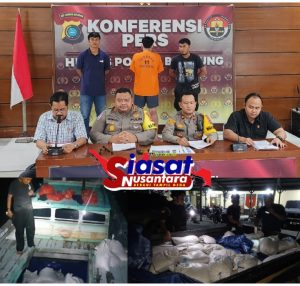 Polres Belitung dan Ditreskrimsus Polda Babel Berhasil Gagalkan Penyelundupan 4,95 Ton Pasir Timah Ilegal Tujuan Batam