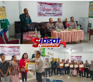Pererat Hubungan kepolisian dan Masyarakat, Polda Riau dan Polresta Pekanbaru Gelar Program Minggu Kasih di Kelurahan Delima Pekanbaru