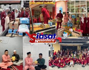 Dalam Rangka Peringati Hari Anak Nasional, OSIS SMA Negeri 4 Pekanbaru Gelar Kegiatan Bakti Sosial di Beberapa Panti Asuhan