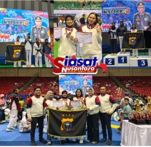 Berhasil Catat Prestasi Banggakan, Dua Polwan Polda Riau Harumkan Nama Daerah di Kejuaraan Taekwondo Kapolri Cup VI 2025